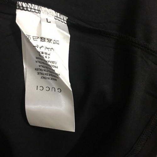 GG Box Logo Glossy Gold Tee Black